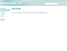 Tablet Screenshot of bokbordet.nlmhamar.no